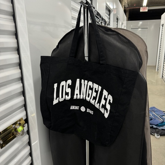 Anine Bing - Remy Canvas Tote in Black - Los Angeles - Picture 2 of 4